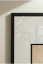 1 Piece Pvc Framed Black Wooden Framed Pastel Blue Flowers Horizontal Wooden Painting - Home, Business and Office Decoration Painting - 6