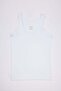 Boy's 3-Piece Solid Color Undershirt