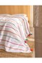 Selune Double Cotton Bedspread - Orange/Fuchsia - 3
