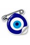 Evil Eye Bead Sticker with Hook for Car, Motorcycle, Helmet, Laptop, Glass Sticker 13X13 cm - 2