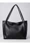 Women's Black Tote Shoulder Bag - 6