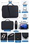 Ey-121 Prime Laptop Tablet Bag Multi-Pocket Laptop Tablet Bag 11 & 12.4 Inch MacBook Air Pro Notebook Black
