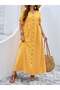 Rochie maxi, galben