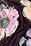 Plus Size Floral Print Long Satin Special Occasion Dress - 5