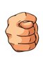 Nah Finger Finger Sticker Car, Motorcycle, Helmet, Laptop, Glass Sticker 13X10 cm