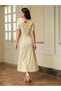 Rochie maxi, galben - 5