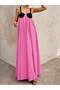 Rochie maxi, roz - 5