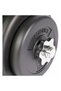 Plastic dumbbell filled with cement, 20kg - 3