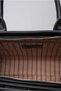 Women's Cat Figured Tarot Card Patterned Leather Look Metal Buckle Vintage Hand and Shoulder Bag Black 18399 - 7