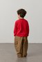 Embroidered Long Sleeve T-Shirt Red - 8