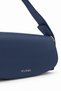 Baguette Navy Blue Bag with Buckle Closure 0068 - 2