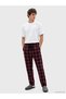 Quality Pieces from Çelebi Store Standard Fit Checked Embroidered Men's Pajama Bottoms
