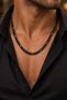 Figaro Chain Model Steel Necklace - 3