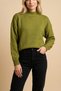 Women's Long Sleeve Soft Textured Comfortable Fit Basic Turtleneck Knitwear Sweater - 2