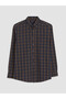 Quality Pieces from Çelebi Store Standard Fit Checked Embroidered Men's Shirt