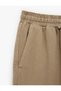Canvas Slim Fit Jogger Pants with Belted Waist, Cargo Pockets and Elastic Cuffs - 3