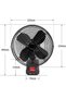 Lithium Electric Fan, (48V) Metal Portable Lithium Battery-Powered Rechargeable Fans, Strong Wind, Low Noise, 48Vf MAX - 2