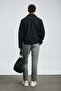 Good Men's Knitted Shirt Jacket Black - 6