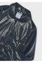 Navy Blue Girls' Patent Leather Jacket 7435 - 5
