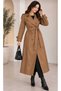 Women's Classic Collar Long Seasonal Trench Coat - 2