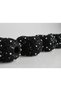 Black Set of 4 Pearl Beaded Knitting Yarns - 4