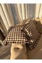 2-Piece Brown Linen Cloth Cover (45X45Cm) - 4
