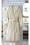 Unisex Hooded Towel Peshtemal Bathrobe – Karatezgah Woven, Tasseled, Striped Luxury, Spa & Bath Robe - 8