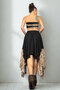 Zebra Black Piecewise Skirt - 4