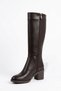 Tumalen Heeled Women's Boots in Brown Skin - 4