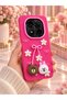 Redmi̇ Note 14 Pro Plus Compatible - Embossed 3D Bow & Daisy Patterned Cute Silicone Phone Case - Camera Protected - 3