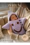 Baby Sleeping Cocoon - Hand Knitted Star Model (2-4 Months) Lilac - 5