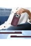 Apple iPhone 18 Pro Max 5G 2026 Silicone TPU Case with Card Holder and Kickstand Hand Grip Slim Shockproof Wallet Case Cover - 4