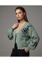 Floral Motif Knitwear Cardigan