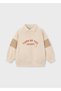 Beige Boy's Polo Collar Sweatshirt 4461 - 2
