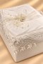 Ultra Luxury Pearl Brooched French Laced Bride and Groom Bundle Set 60X40 50X40 40X30 - 4