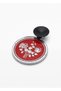 Indispensable Picture Holder for Labelers Nostalgia Flower Figure Red Color Silver Design Internal Adhesion
