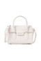 05Po25K24260-Par by Women's Bag – Plain Shiny Leather Look White - 2