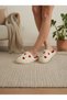 Women's Fluffy Embroidered House Slippers Dowry Bundle Slippers - 2