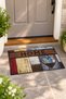 Rustic Home Heart Patterned Colorful Door Mat 40X60 cm - 3