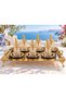 19-Piece High-Grade Gilded Tray Tea Set with Spoon