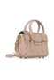 05Po25K24260-Par Bj Beige Plain Shiny Leather Look Women's Bag - 3