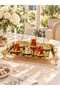 19-Piece High-Grade Gilded Tea Set with a Saddlebag