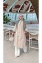 Plaid Detailed Quilted Long Women's Trench Coat - 3