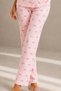 Women's Pink Short Sleeve Comfortable Fit Pajama Set - 4
