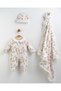 Petite Unicorn 3-Piece Organic Hospital Discharge Set 100% Cotton Newborn Baby Girl - 2