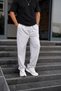 Gray Sweatpants with Straight Legs - 3
