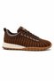 Women's Lace-Up Colorful Sole Stone Patterned Sneaker Walking Shoes - 2
