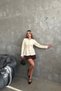 Women's Angora Knitwear Premium Cardigan Buttoned Round Neck Ruffled Peplum - 5