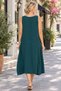 A-Line Casual Trendy Muslin Dress - 2