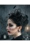 Black Crown, Halloween Crown, Halloween Costume - 4